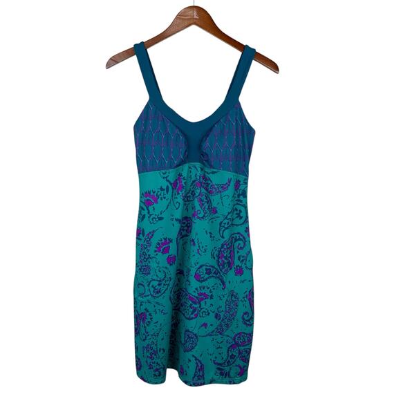 The North Face Dress Active Built In Bra Pockets Green Blue Women's S - Picture 1 of 8